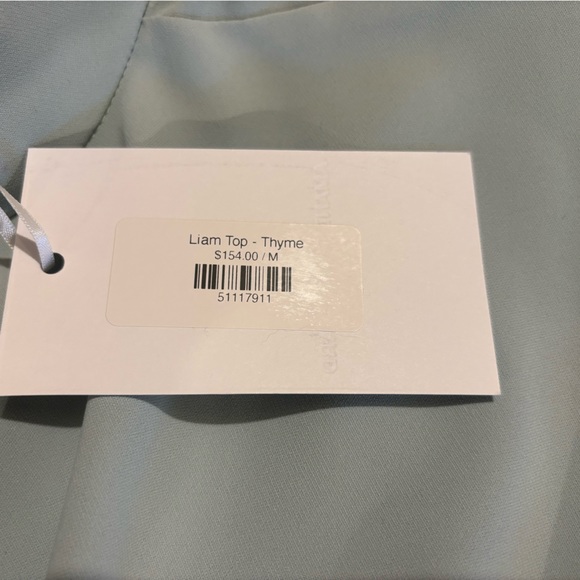 NWT Amanda Uprichard Liam Top Size Medium - Picture 6 of 7